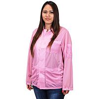 Desco 74213 Coat, Full Sleeve SMOCK, STATSHIELD, JACKET, SNAPS, PINK, LARGE