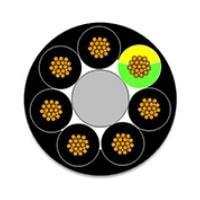 Molex / Flamar 155240-0190 (5 Meters) Communication and Control 7CKT 16AWG TPE BK 5METERS PRICE PR MTR