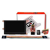 4D Systems SK-43DCT-Pi uLCD-43DCT-PI用ディスプレイ開発ツールスターターキット 4GB工業用microSDカード付き