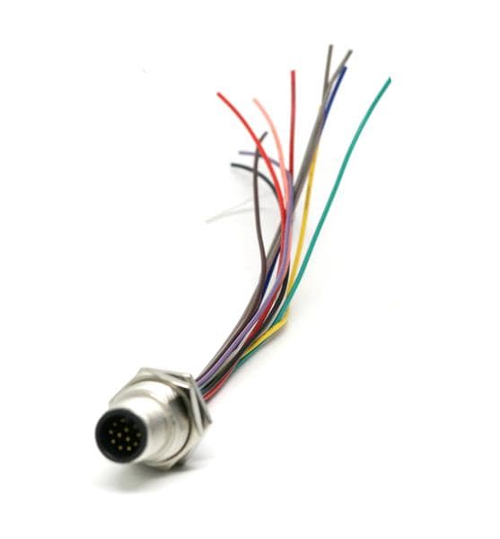 Industrial cable assemblies used for sensor and actuator connections