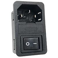 Adam Tech IEC-GS-1-200 AC Power Entry Modules CONNECTOR, AC POWER CONNECTOR