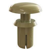 Essentra Components SRHR-3535 Snap Snap Rvt,Hg Tmp,Tan,.047 in-.083 in Hld