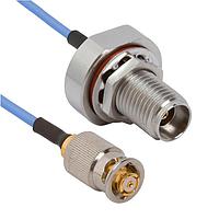 Amphenol SV Microwave FB292-047-FB292-120 RF Cable Assemblies 2.92mm BKHD F 2.92mm BKHD F 12"Cable