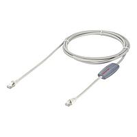 Bộ cáp RJ45 từ tính màu xám cho cáp Ethernet / cáp mạng Rosenberger L99-M0044-3260-C