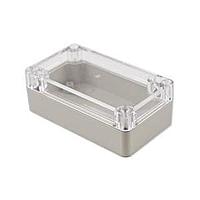 Vỏ hộp ABS màu be có nắp trong suốt kích thước 4.53x 2.56x 1.57 inch Hammond Manufacturing RZ0304C
