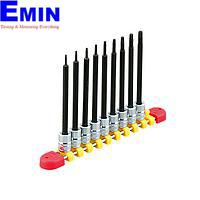 Bộ hoa thị sao KTC TBT2L09T (1/4", 9pcs)