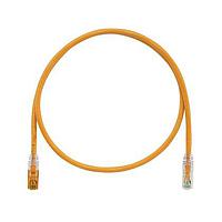 Panduit UTPKSP10MOR Cat 6 Keyed Copper Patch Cord, Cat 6, Orange U