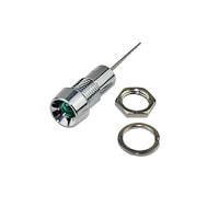 Bộ chỉ thị PMI LED xanh 0,33" 24V có dây VCC L65DG24L