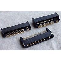 Đầu nối M.2 (NGFF) PCIe M2  P=05mm  H=275mm  Khóa E 15μin Mạ Vàng Amphenol FCI MDT275E02001