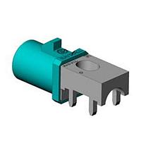Raydiall Automotive R197.160.K28 PCB Connectors Right-angle die-cast Fakra PCB 5mm pitch coding K