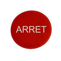 Eaton M22-XD-R-F0 Button Plates FLSH RED ETCHED BUTTON FOR NON-ILL PB