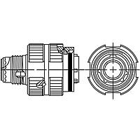 Phích cắm 42P KÍCH THƯỚC 25 Ổ CẮM TRI-START Amphenol Aerospace TV06RW-25-17S-LC