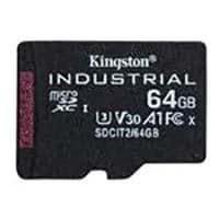 Thẻ MicroSD 64GB microSDHC Công nghiệp C10 A1 pSLC + Bộ chuyển đổi SD Kingston SDCIT2/64GBCA