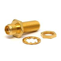 Radiall 5909-1103-000 RF Adapters - In Series SMA / SMA STRAIGHT JACK/JACK FEMALE/FEMALE GOLD