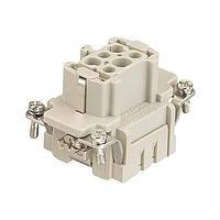 HARTING 09360062702 Headers & Wire Housings Han 6E Ex female crimp insert (IECEx Intrinsically Safe - IEC EN 60079)