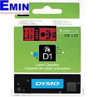 DYMO 63020731 D1 검은 색 / 빨간색 테이프 (9mm x 7m)