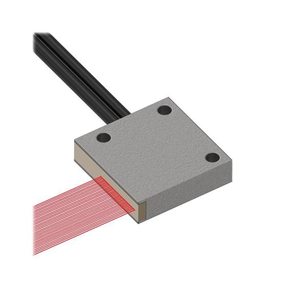 Fiber optic sensing components used in industrial detection applications