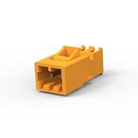 AMP Connectors - TE Connectivity 3-641522-2 Plug Housing 02P MTA156 PSTD CONN ASSM ORNG
