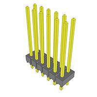 Samtec HTSW-106-17-G-D Pin Header High Temperature PCB Header Strips, 0.100" pitch