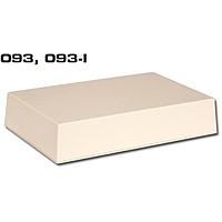 Nhựa 6.35x9.5x1.91 Đỉnh, Đáy & Vít màu Hạnh nhân Serpac 093I,AL