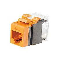 Panduit NK6X88MOR Wire Ducting & Raceways Category 6A NetKey Punchdown Module, OR