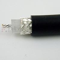 Fairviewmicrowave M17/75-RG214 柔性同轴电缆黑色PVC护套