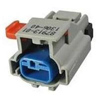 Aptiv 54200207 ຕົວເຊື່ອມຕໍ່ 2 ທາງ ຍິງ APEX 2.8 ປິດກັນນ້ຳ ສີເທາແຈ້ງ CONN