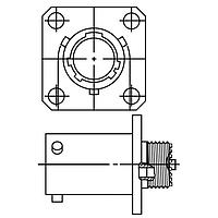 Amphenol Aerospace MS27656T21B39PA Receptacles 39P Sz 21 Pin Recept Back Panel Wall Mnt