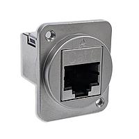 Vỏ D/C Mô-đun RJ45 CAT6 Có Khiên #4-40 Khoan Ren Switchcraft EHRJ45D6S440