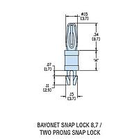Giá đỡ PCB HLSP11-04 NYL TỰ NHIÊN Giá đỡ PCB Heyco 10180