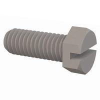 Essentra Components 3237516100 Slotted Hex Slotted Hex Screw, 3/8-16 Thread, 1 Lg