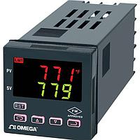 OMEGA CN7434-PV1 1/16 DIN 범용 프로세스 한계 컨트롤러 조명 키 포함 (Thermocouple, ± 0.25 %, 4 Digit LED)
