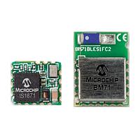 Microchip Technology BM71BLES1FC2-0B05BA Bluetooth Modules Bluetooth BLE Module, Shielded, Antenna, 9x11.5mm, Industrial Temp