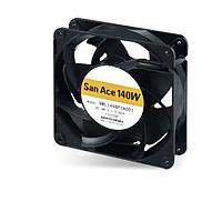 Quạt Trục DC Trục, 120x120x38mm, 12VDC, Chống Bắn Tia Nước, Không Rãnh, Có Đồng Hồ Tốc Độ, Chuẩn IP68 Sanyo Denki 9WP1212M1011