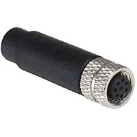Bulgin PXPPVC08FBF08ACL010PVC Sensor Cables / Actuator Cables M8 A-coding 8P Female Straight Mold