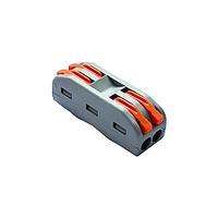 Amphenol Anytek TQT02210000G Fixed Terminal Blocks 2 in-2outBady/Gray+Lever/Orange