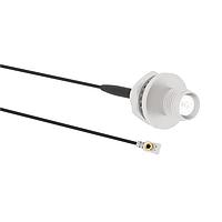 Amphenol RF 095-850-314-150 RF Cable Assemblies RF Connector MHF I LK Right Angle Plug to RP-TNC Straight Jack Bulkhead Front Mount IP67 1.13 mm 50 Ohm 150 mm