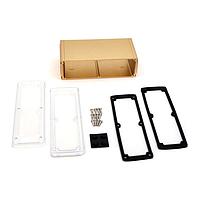 Vỏ hộp PCB Vỏ nhôm đùn màu vàng có nắp nhựa (2.4 x 7 x 3.5 inch) Bud Industries EXN-23363-GDP