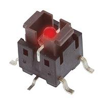 E-Switch TL3240F100GT Tactile Switch Tactile, SPST-NO, Off-(On), Surface Mount, LED, Green