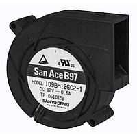 Quạt thổi DC, 97x33mm, 24VDC, Hiệu suất cao, Có đồng hồ đo tốc độ, PWM Sanyo Denki 9BMB24P2H01