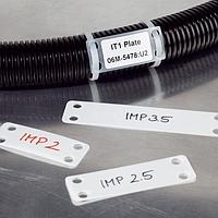 HellermannTyton IMP2.510M4 Identification Plate IMP2.5 WHT ID PLT 3/4X2-1/2