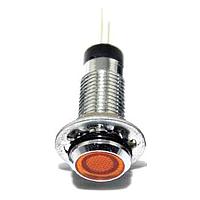 Mallory Sonalert FL1M-8FJ-2-Y12V Indicators LED YEL 8MM NUT 12VAC/DC UL