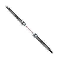 Cáp Quang Sợi Nhựa, Chế Độ Đối Diện; Đường Kính Lõi: 1 mm; Chiều Dài Sợi 1 m; Ren M3; Giảm Căng Uốn; Cắt Tự Do; Dòng Vantage Banner Engineering PIT43UM3-VL