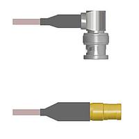 Amphenol Custom Cable Q-0F03Y000H096i RF Cable Assemblies BNC-RP/SMB-SP G142 96I