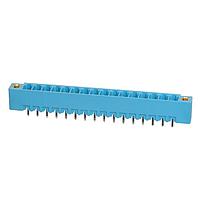 Same Sky (formerly CUI Devices) TBP02R2W-381-16BE Headers Terminal block, pluggable, w screw lock, 3.81, receptical, 16 pole, blue