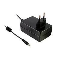 Phích cắm cố định 36W 18V 2A Phích cắm y tế Euro MEAN WELL GSM36E18-P1J