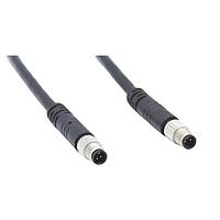 NorComp CCA-000-M02R228 Sensor Cables / Actuator Cables M5 3 pos Male/Male straight/straight 2m