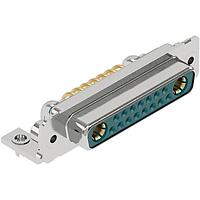 Đầu nối D-Sub tiếp xúc hỗn hợp D-Sub M 17W2 ANG FE 20A UNC NM30 BL HARTING 09693009207
