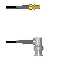 Amphenol Custom Cable Q-2W00D0003009i RF Cable Assemblies SMA-SJB/BNC-RP G174 9I