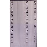 Thước đo độ mịn ba rãnh Bevs 1905 (0-25/50/100μm, 140×12.5mm)